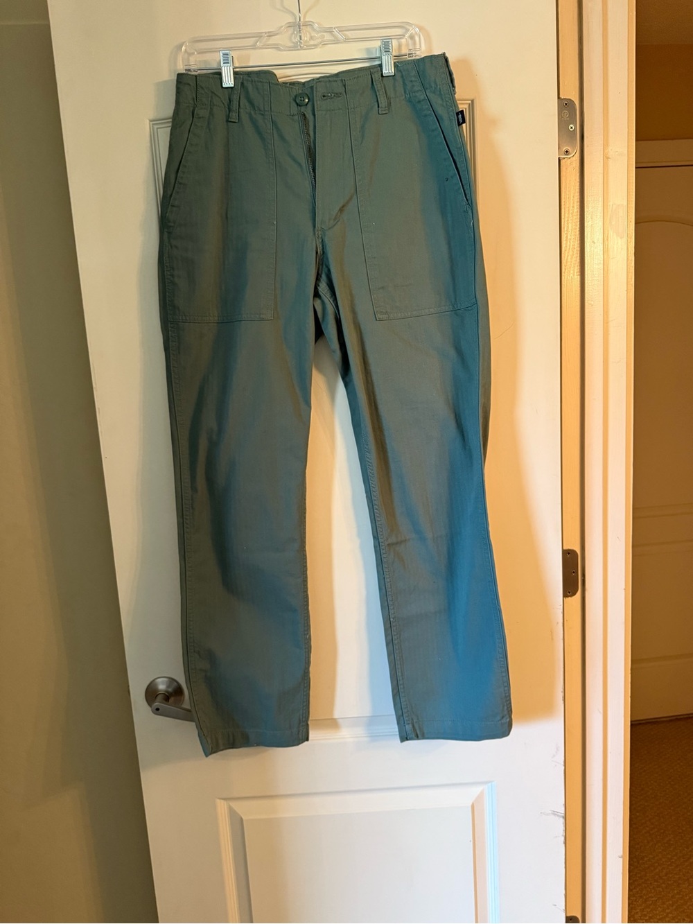 Vans Men's Straight-Leg Chinos in green